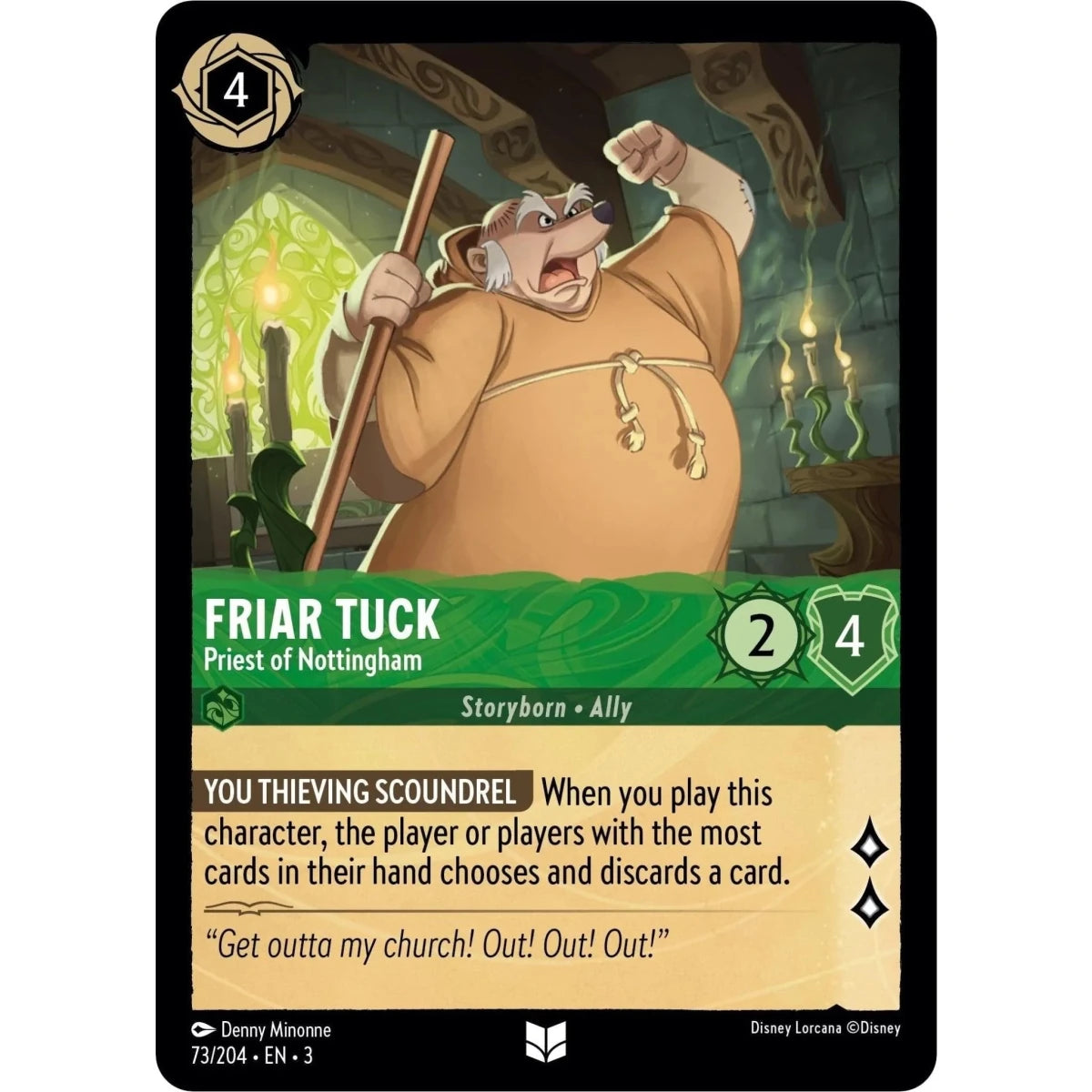 Friar Tuck - Priest of Nottingham (73/204) (Into the Inklands) in Malta | LAB7