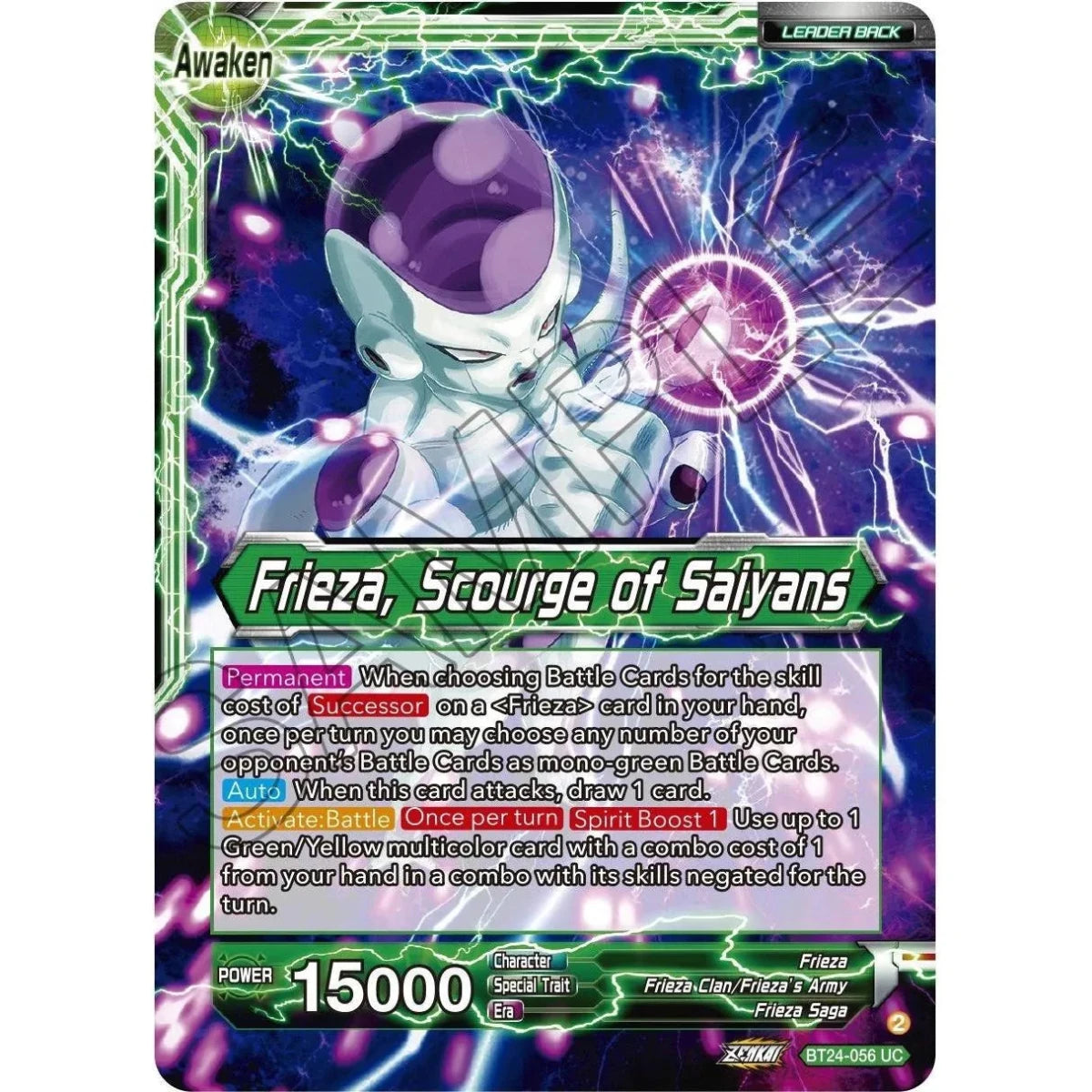 Frieza // Frieza, Scourge of Saiyans (BT24-056) (Beyond Generations) in Malta | LAB7
