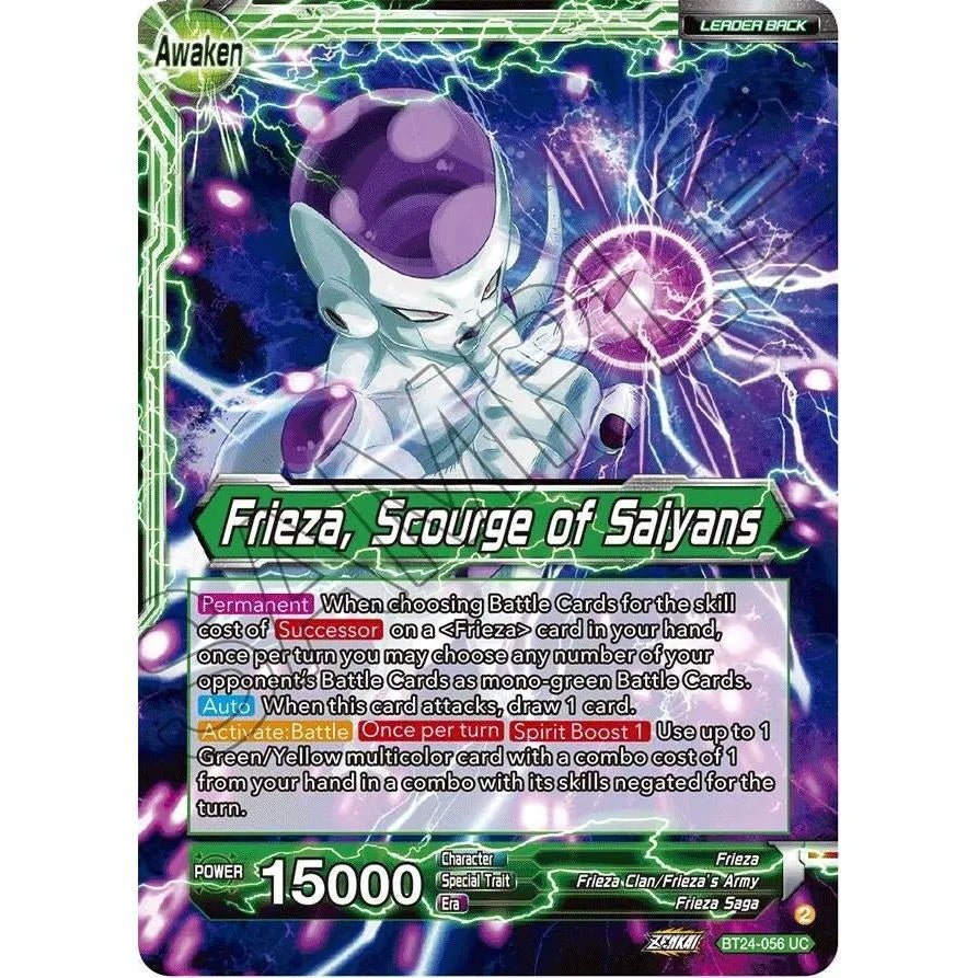 Frieza // Frieza, Scourge of Saiyans (Collector Booster Foil) (BT24-056) (Beyond Generations) in Malta | LAB7