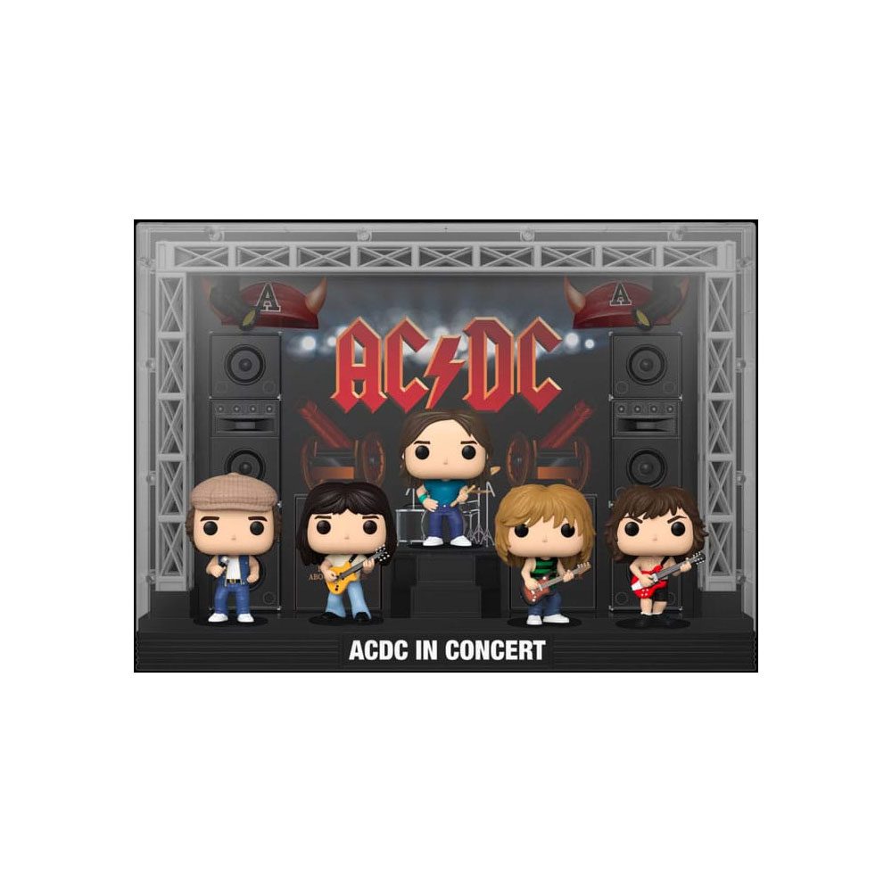 Funko AC/DC POP! Moments DLX Vinyl Figure 5-Pack AC/DC in Concert in Malta | LAB7