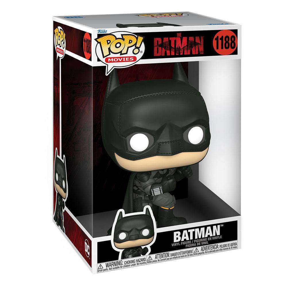 Funko Batman Super Sized Jumbo POP! vinyl figure #1188 in its original display box, front view.