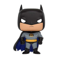 Funko Batman The Animated Series POP! figure #152 featuring a grey suit, yellow utility belt, and blue-lined cape.