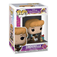 Funko Cinderella Ultimate Disney Princess vinyl figure in its original branded display box, front view.