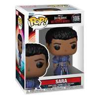 Funko Pop! Sara #1006 from Doctor Strange in the Multiverse of Madness in its original collector window box packaging.