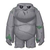 Front view of the Funko Frozen 2 Earth Giant vinyl figure, a grey, stone-textured character with green moss accents.