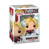 Funko Pop! Edward Elric #1176 vinyl figure in its original Fullmetal Alchemist: Brotherhood display box.