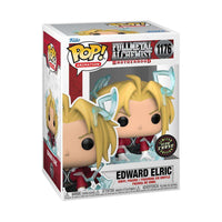 Funko Pop! Edward Elric #1176 Glow Chase vinyl figure in its original branded display box.