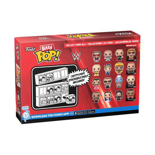 Funko - Funko Bitty Pop WWE 4 - Pack Razor Ramon with Mystery Figures