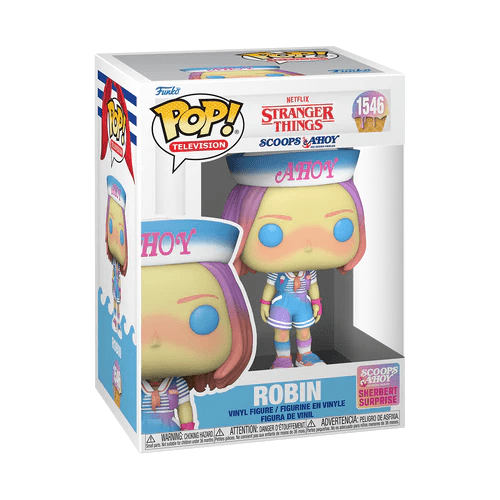 Funko Stranger Things POP Robin Scoops Ahoy Figure – N°1546 by LAB7 Malta, Europe