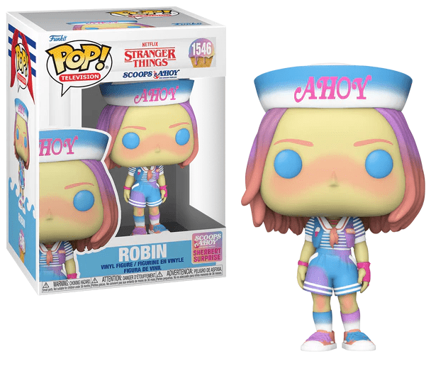 Funko Stranger Things POP Robin Scoops Ahoy Figure – N°1546 by LAB7 Malta, Europe