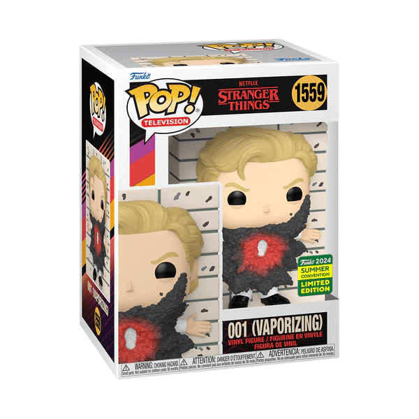 Funko Stranger Things POP Television 001 Vaporizing Convention Exclusive by LAB7 Malta, Europe