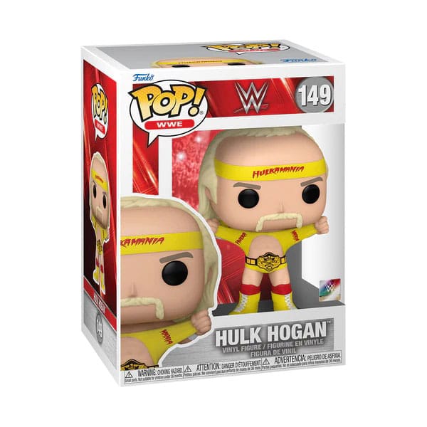 Funko WWE POP! Vinyl Figure – Hulk Hogan Hulkamania with Belt 9 cm by LAB7 Malta, Europe