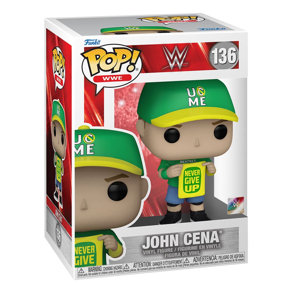 Funko WWE POP! Vinyl Figure – John Cena (Never Give Up) 9 cm by LAB7 Malta, Europe