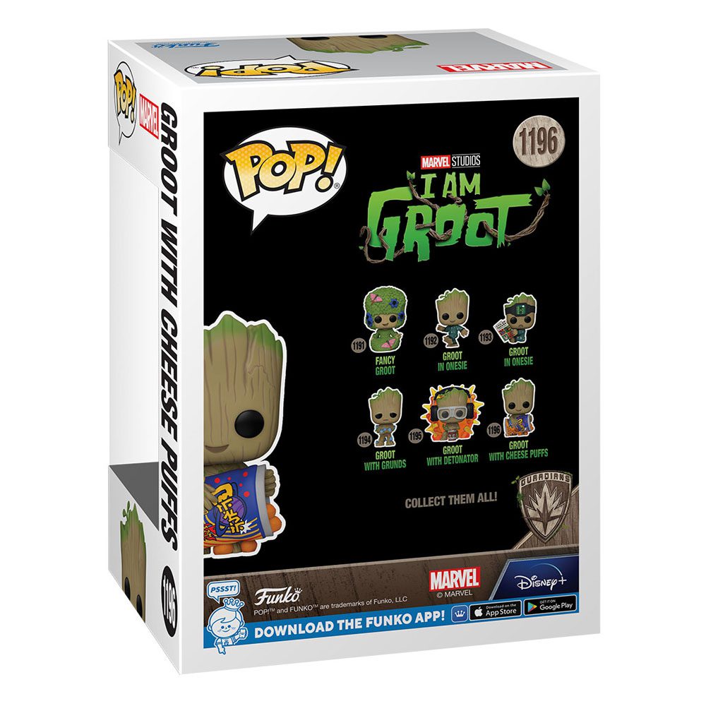 Funko I Am Groot POP! Vinyl Figure Groot w/Cheese Puffs 1196 in Malta | LAB7