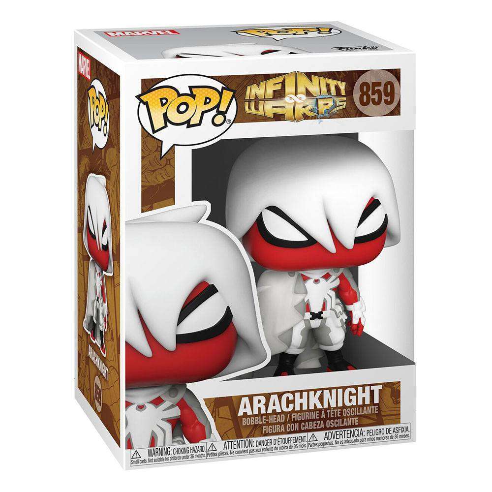Arachknight Funko Pop! vinyl figure in its original branded window display box, showing the character's front view.