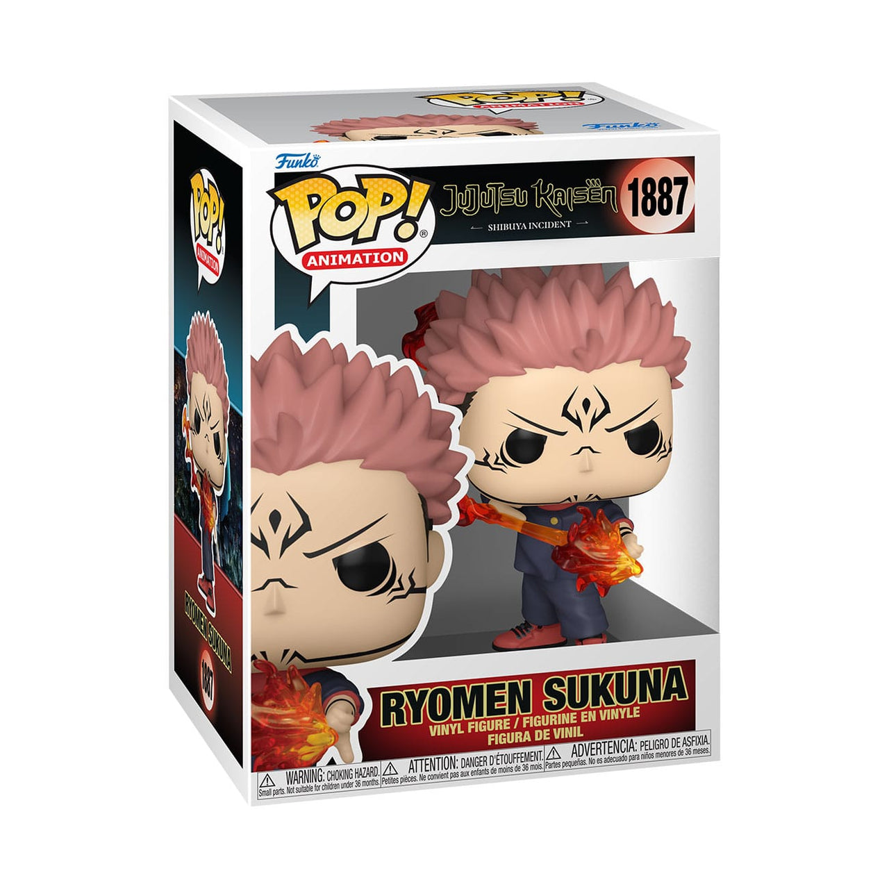 Funko Jujutsu Kaisen – POP! Animation Sukuna (Fire Arrow) Vinyl Figure (9 cm) in Malta | LAB7