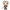 Mobius Funko Pop figure with white hair, brown suit, and tie, holding a baton, shown from the front.