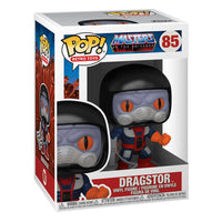 Dragstor Funko Pop! vinyl figure in its original window display box, featuring the character's signature helmet.