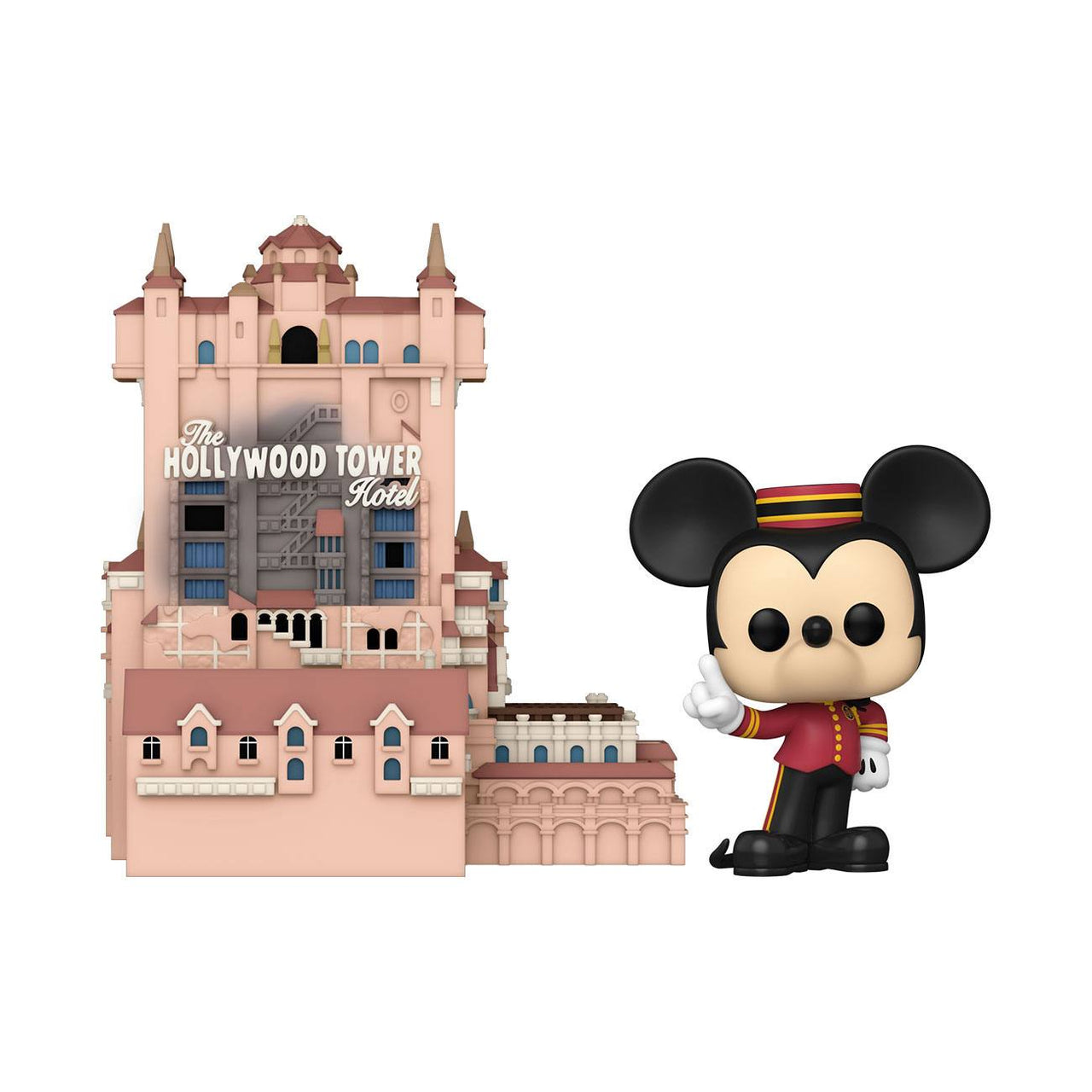 Funko Mickey Mouse with Hollywood Tower Hotel Pop! Town 31 in Malta | LAB7