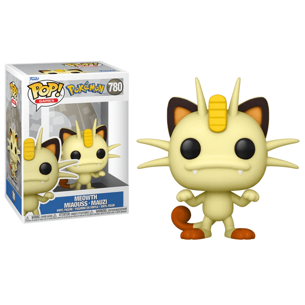 Funko POKEMON - POP Games N° 780 - Meowth in Malta | LAB7