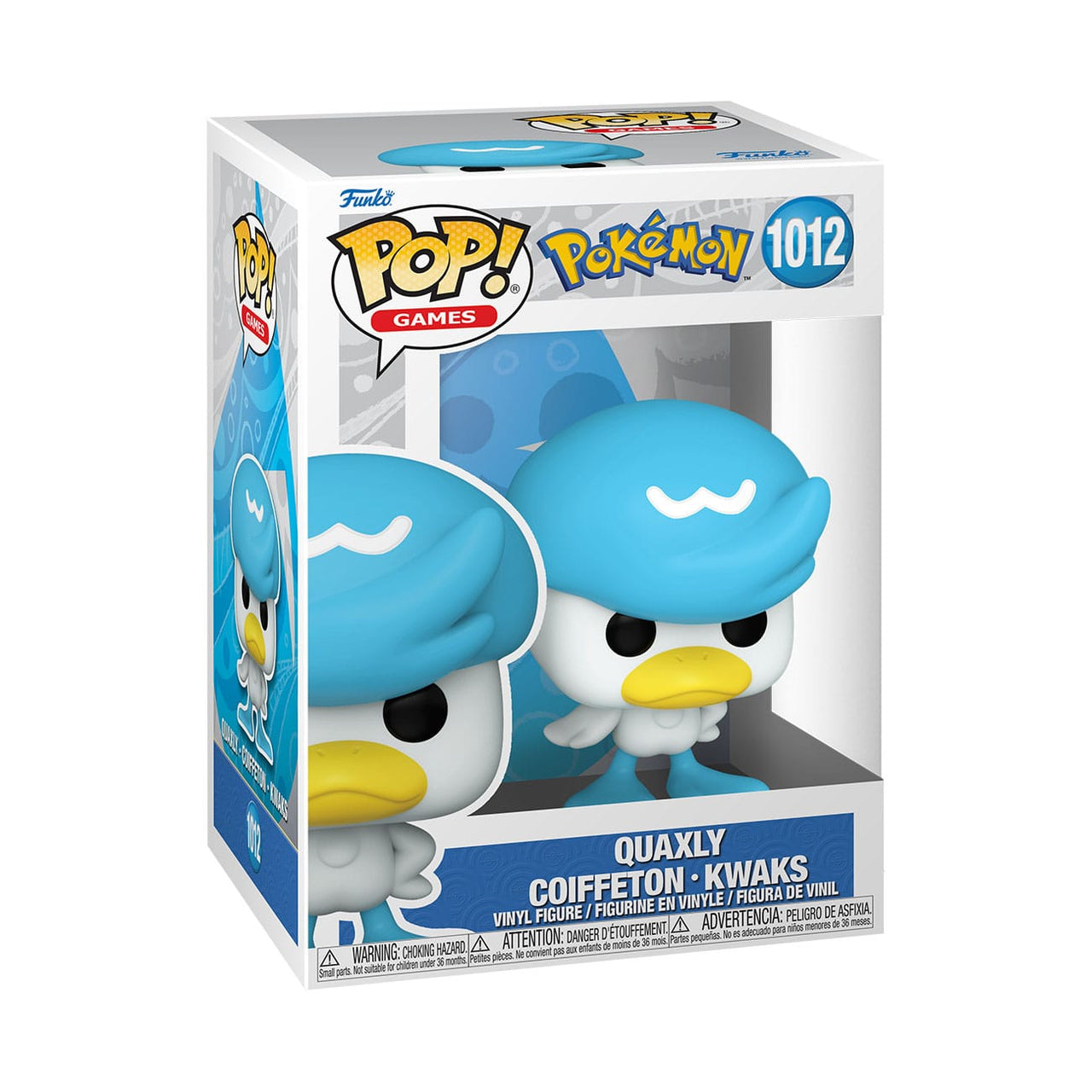 Funko Pokémon POP! Games Quaxly Vinyl Figure (EMEA) 9cm in Malta | LAB7