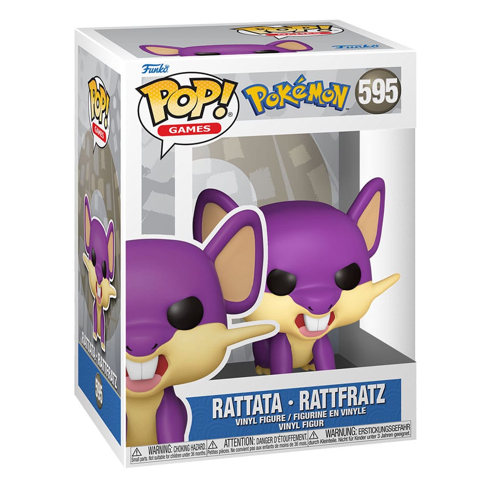Pokémon POP! Games Rattata Vinyl Figure 9cm by LAB7 Malta, Europe