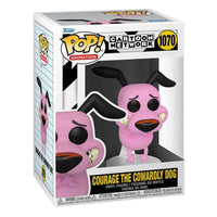 Funko POP! Courage the Cowardly Dog vinyl figure in its original Cartoon Network branded display box.