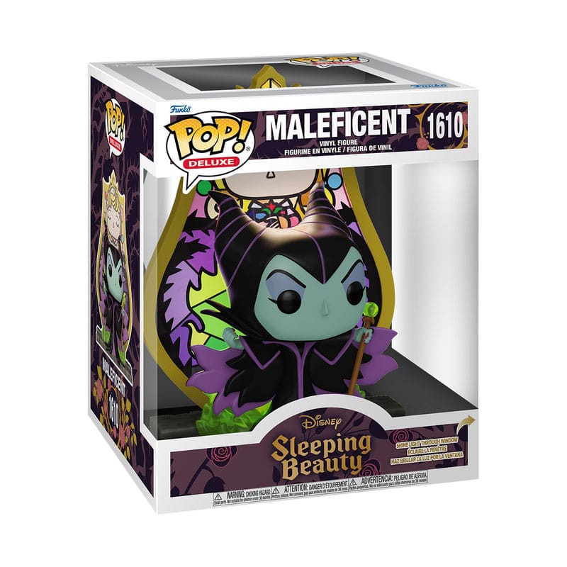 Funko POP! Deluxe Disney Sleeping Beauty – Maleficent (Stained Glass) Vinyl Figure in Malta | LAB7