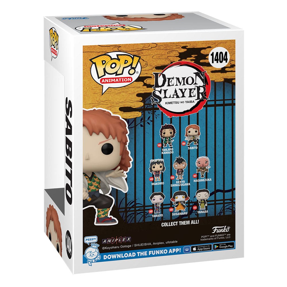 Funko POP Demon Slayer Sabito No Mask Vinyl Figure 9cm in Malta | LAB7