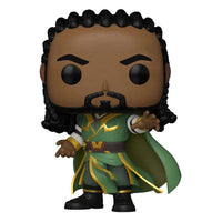 Funko POP! Master Mordo vinyl figure from Doctor Strange, wearing a green and gold tunic with a matching cape.