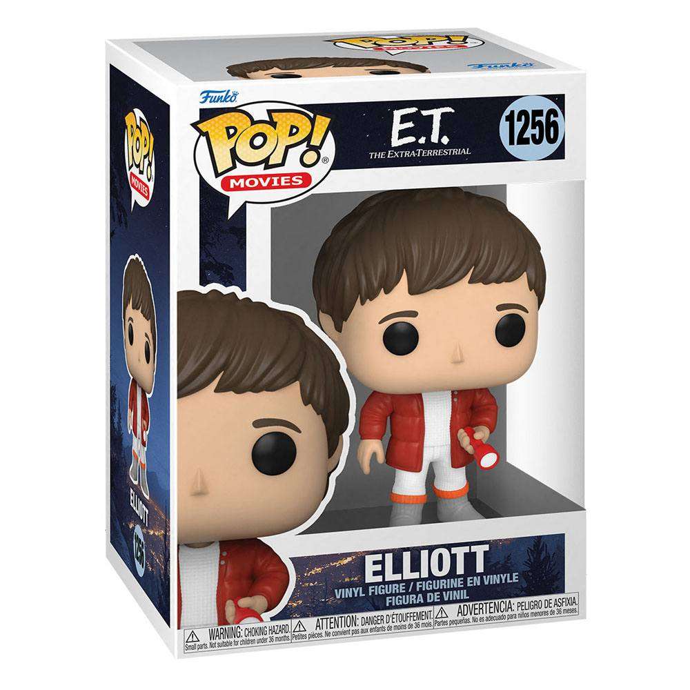 Funko POP! E.T. The Extra-Terrestrial Elliott #1256 vinyl figure in its original branded display box.