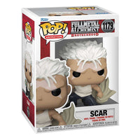Funko POP! Fullmetal Alchemist: Brotherhood Scar #1179 vinyl figure in its original branded display box.