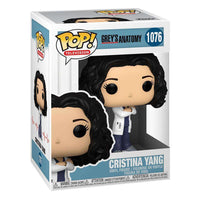 Funko POP Grey's Anatomy Cristina Yang #1076 vinyl figure in its original window display box packaging.
