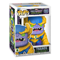 Funko POP! Marvel Mech Strike: Monster Hunters Thanos #993 vinyl figure in its original branded display box.
