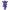 Front view of a purple Funko POP Monsters At Work Tylor Tuskmon vinyl figure with blue hair and dark curved horns.