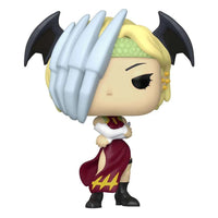 Funko POP! My Hero Academia Ryukyu vinyl figure featuring blonde hair, dragon wings, and a maroon dress in front view.
