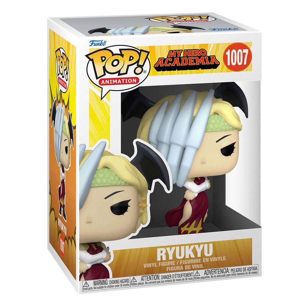 Funko POP! My Hero Academia Ryukyu vinyl figure in its original display box, showing the character and packaging.