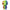 Front view of a glittery, rainbow-colored Funko POP! Pride 2022 DC Comics Robin vinyl figure.