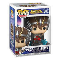 Funko POP! Pegasus Seiya vinyl figure #806 in its original branded window display box.