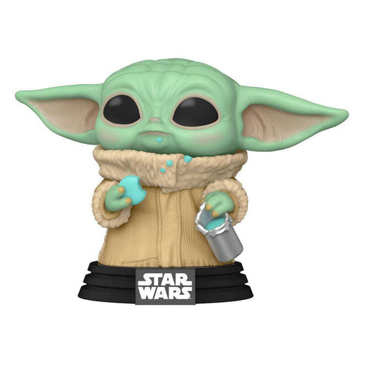 Funko - Funko POP Star Wars The Mandalorian POP! TV Vinyl Figure Grogu w/ Cookie 465