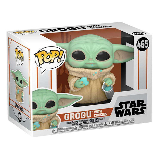 Funko - Funko POP Star Wars The Mandalorian POP! TV Vinyl Figure Grogu w/ Cookie 465