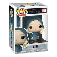 Funko POP! The Witcher Ciri #1191 vinyl figure in its original display box, showing the front and side packaging.