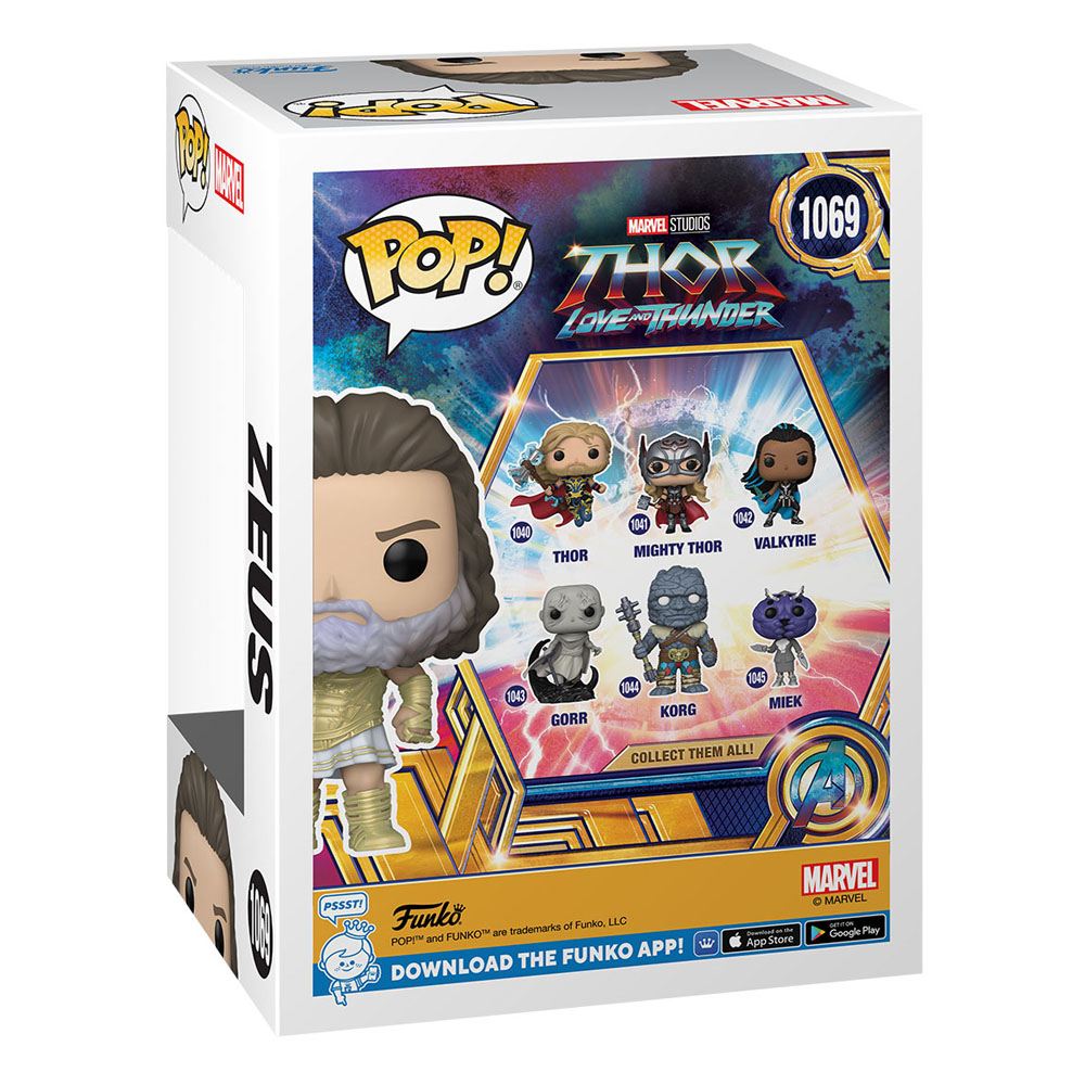 Buy Funko POP! Thor 4: Love and Thunder - Zeus Pop! #1069 3 - fast Malta shipping across Europe. Limited stock, secure checkout. Order now!