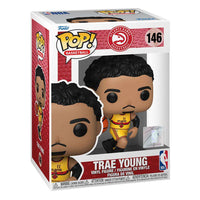 Funko POP! Trae Young Atlanta Hawks #146 vinyl figure in its original branded display box.