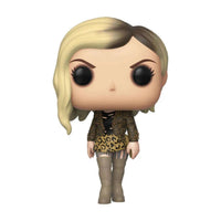 Funko POP! Wonder Woman 1984 Barbara Ann Minerva vinyl figure featuring blonde hair, leopard print skirt, and jacket.