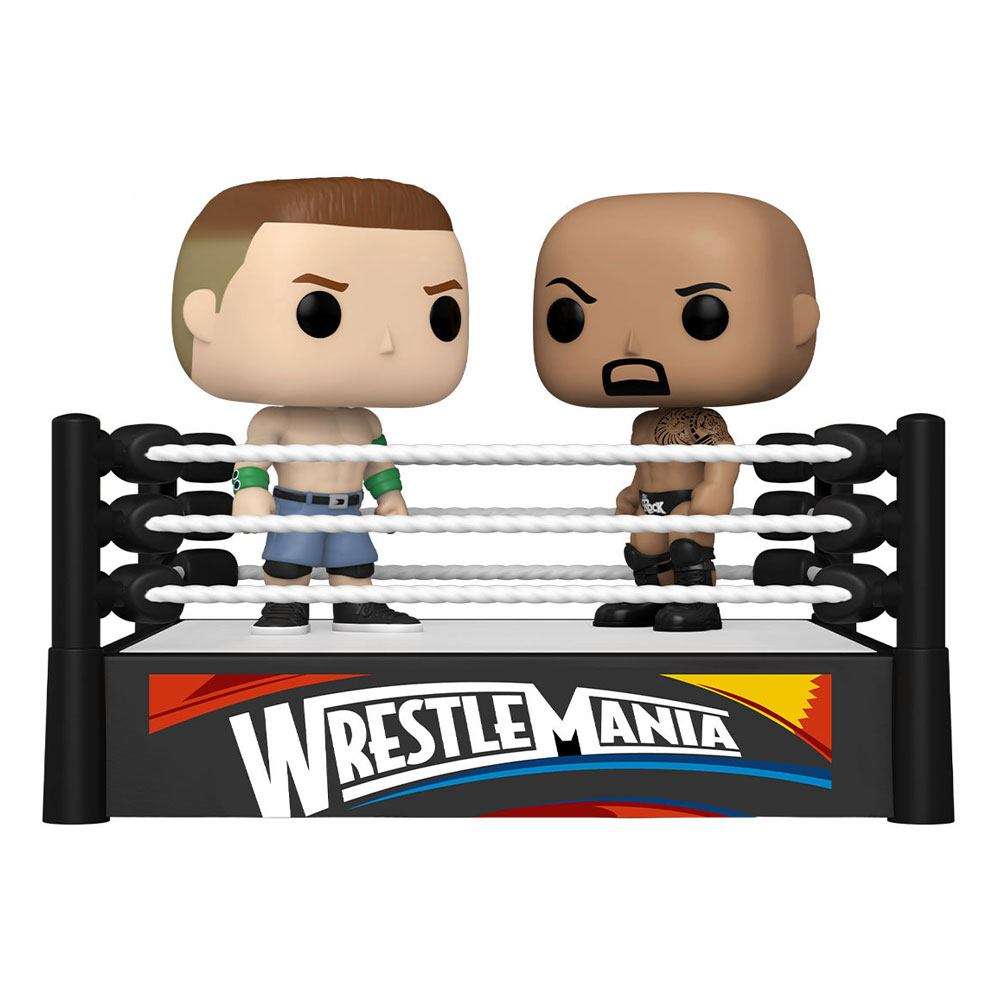Funko POP! WWE POP Moment! Vinyl Figures 2 - Pack Cena vs Rock 9 cm by LAB7 Malta, Europe