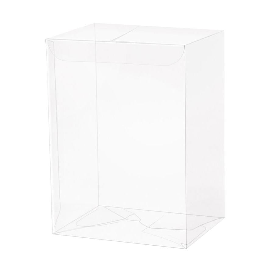 Clear, rectangular Funko Protective Case for Funko POP! figures, shown from a front-angled perspective.