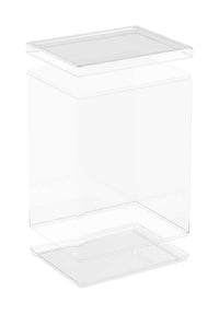 Clear Funko Protective Display Case with a removable lid and base for standard Funko POP! figures.