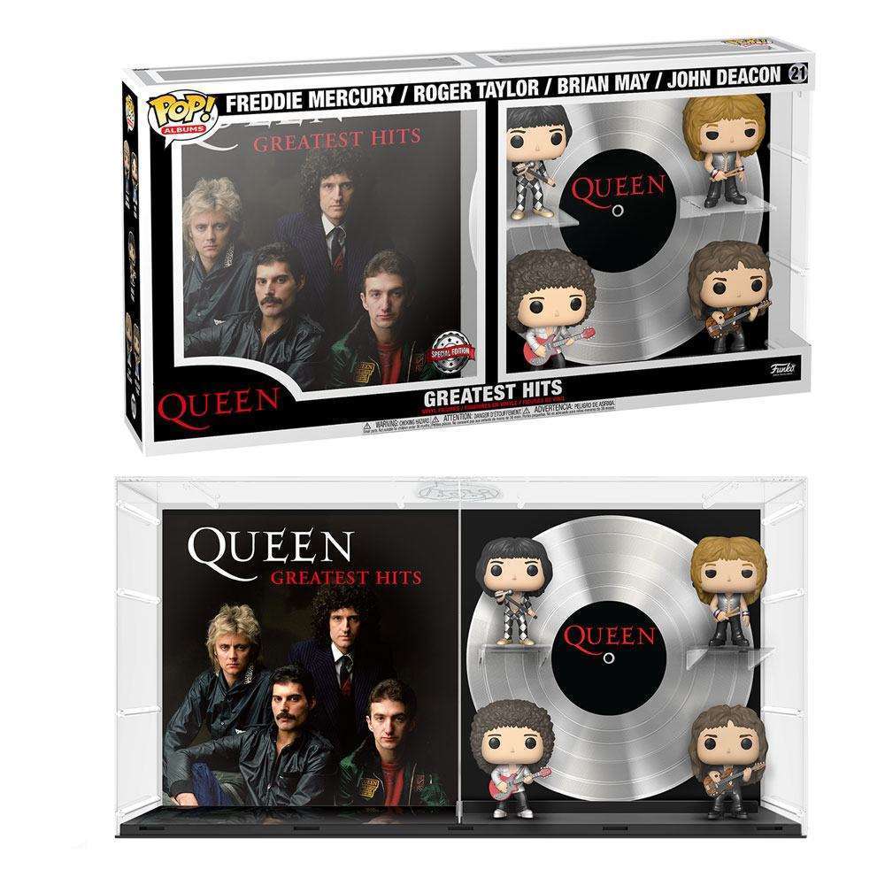 Funko Queen POP! Albums Vinyl Figure 4 - Pack Greatest Hits by LAB7 Malta, Europe