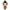 Front view of Sekiro Funko Pop vinyl figure with black hair, orange tunic, and a katana sword on a white background.